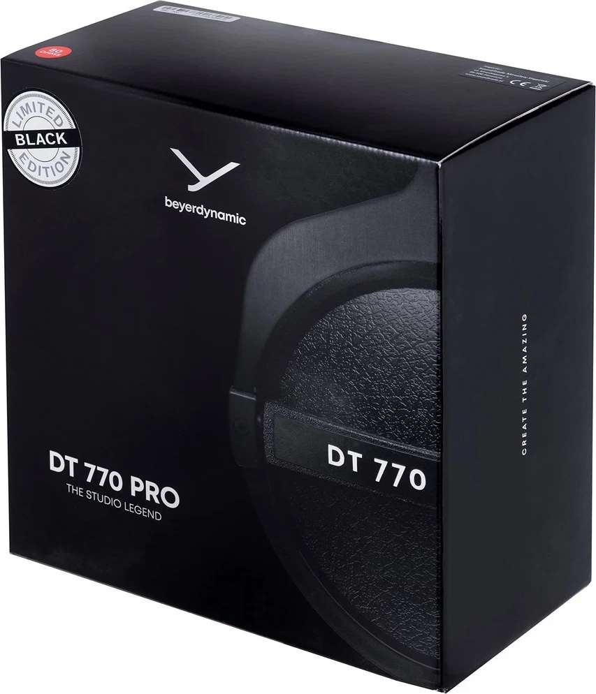 Zaprte studijske slušalke Beyerdynamic DT 770 Pro, črne
