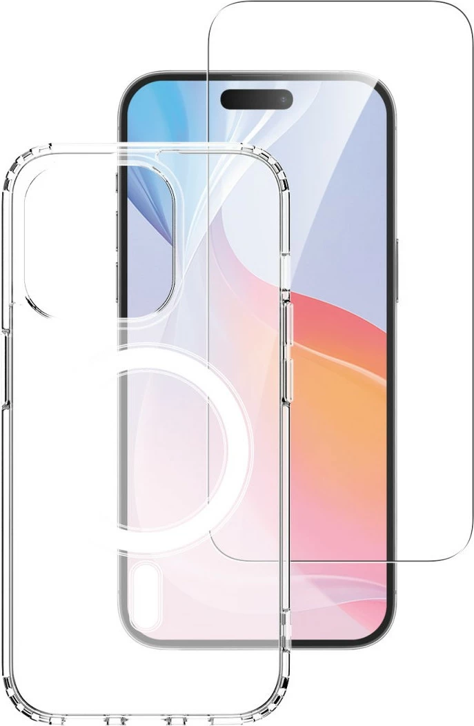 Prozoren ovitek iz kaljenega stekla, združljiv z MagSafe za iPhone 16 Pro — 4smarts