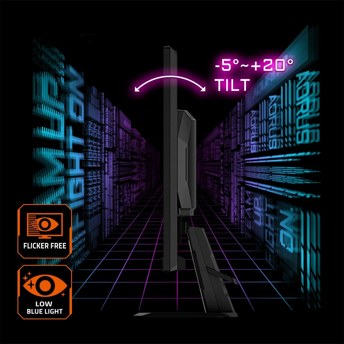 27-palčni 4K UHD monitor, 160Hz, IPS, HDR400, črn Gigabyte GS27U EK