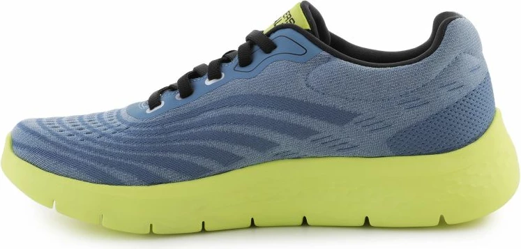 Tekstilne športne superge za moške Skechers, modro-zelene