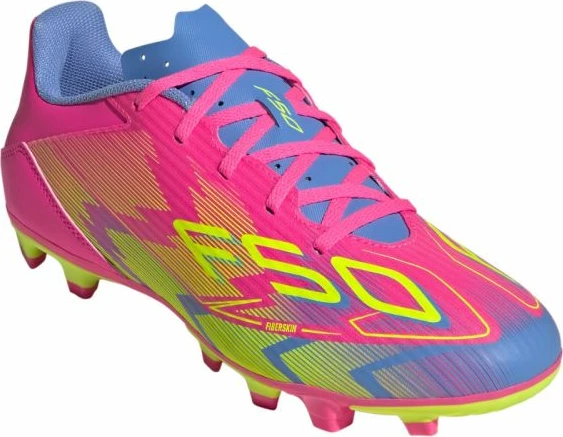 Čevlji za nogomet adidas, moški, rožnati