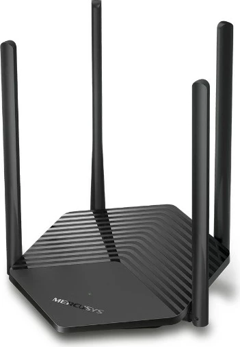 Usmerjevalnik Wi-Fi 6 AX1500, 4 antene, črn - Mercusys MR60X TP-LINK