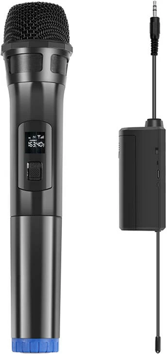 Brezžični dinamični mikrofon, UHF, 3,5 mm, črn PULUZ PU628B