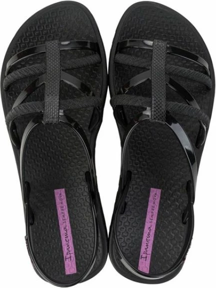 Sandali Ipanema Diversa Flatform, črni