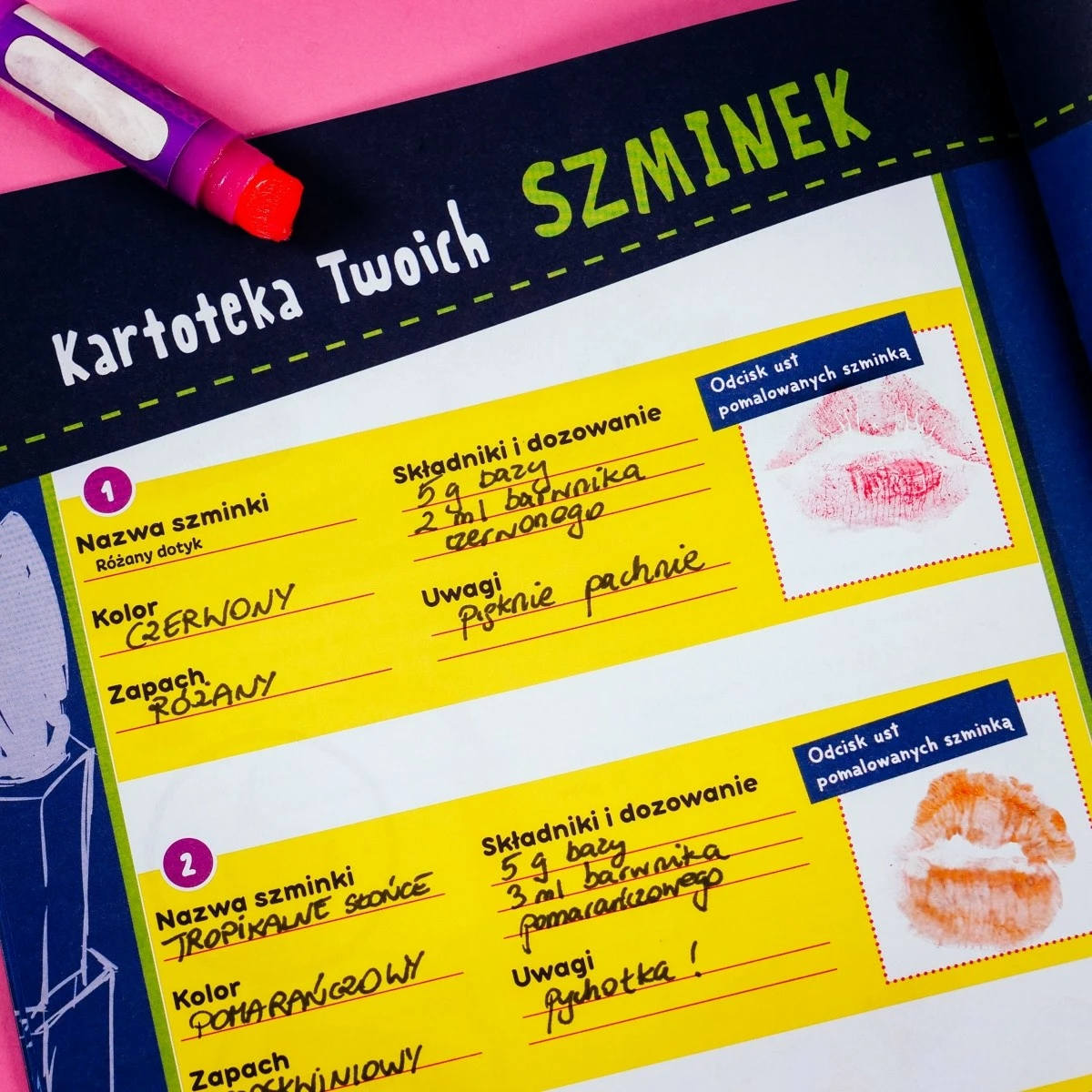 Izobraževalni set Tovarna šmink Lisciani Laboratory I'm a Genius - Lipstick Factory, za dekleta, 8+ let