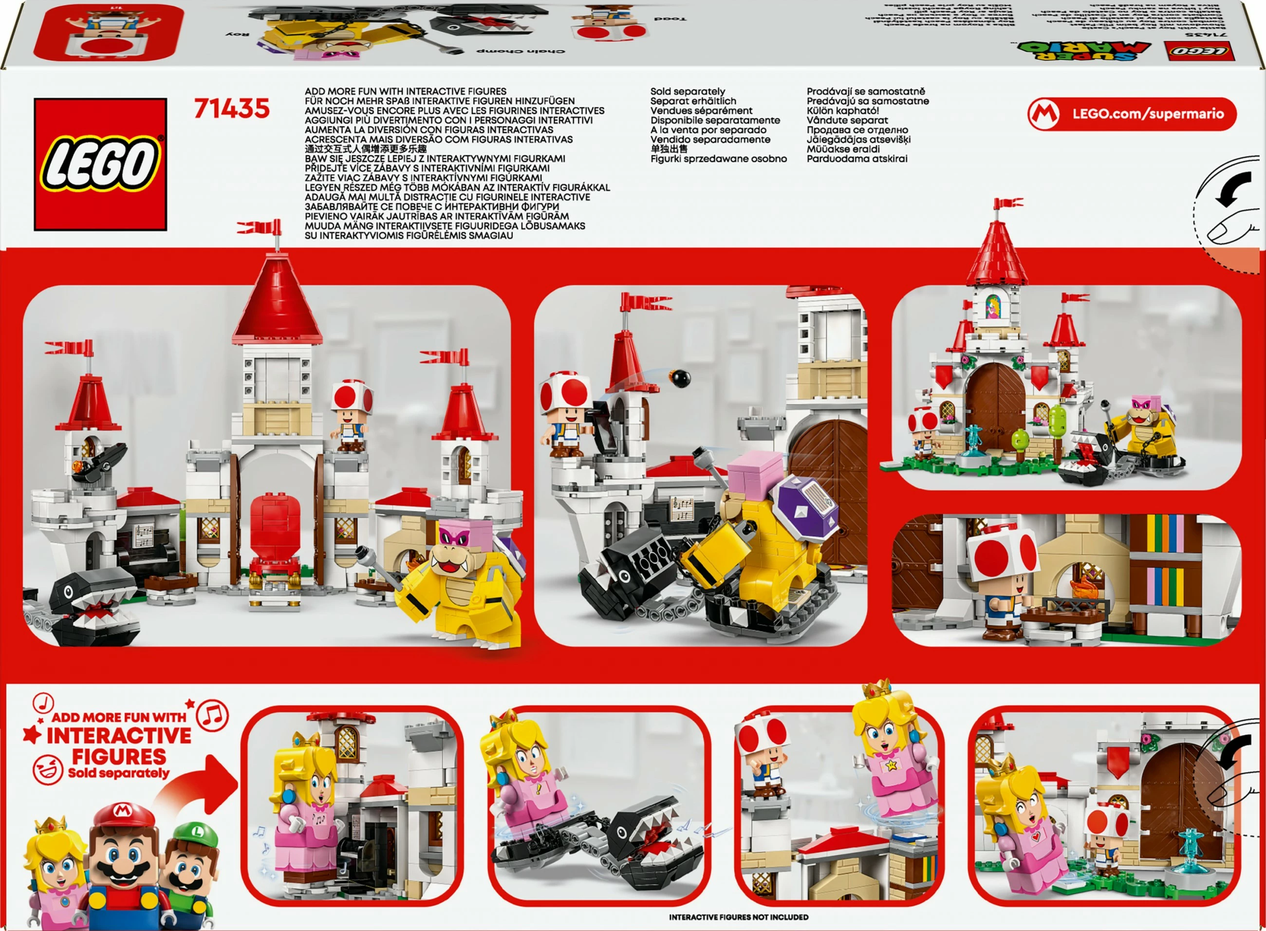 Set za sestavljanje Super Mario 71435, obračun z Royem, večbarven