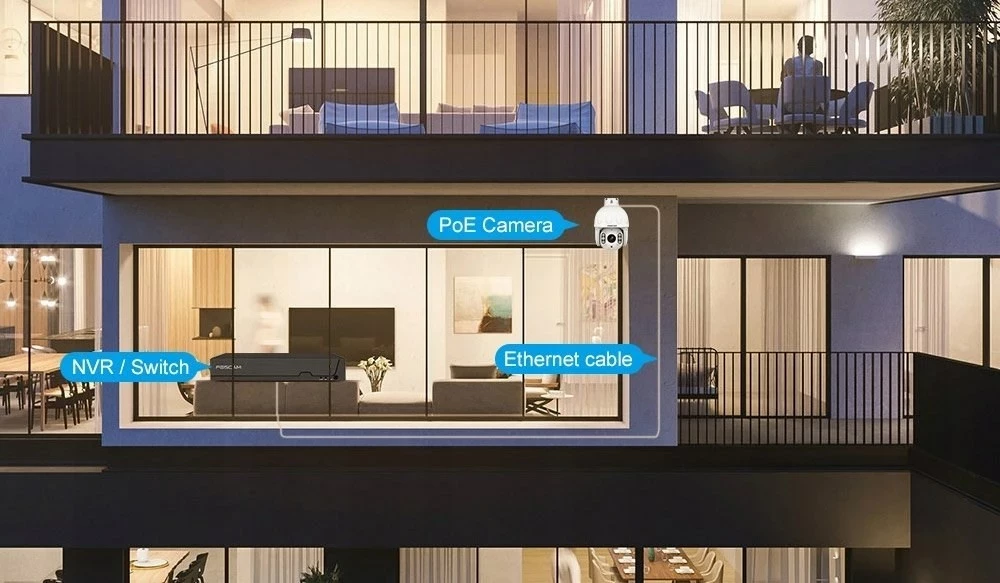 Zunanji IP fotoaparat Foscam SD8EP, 8MP, bel