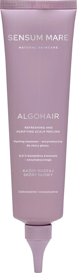 Enzimski kisli piling za lasišče, Sensum Mare Algohair, za ženske, 150 ml