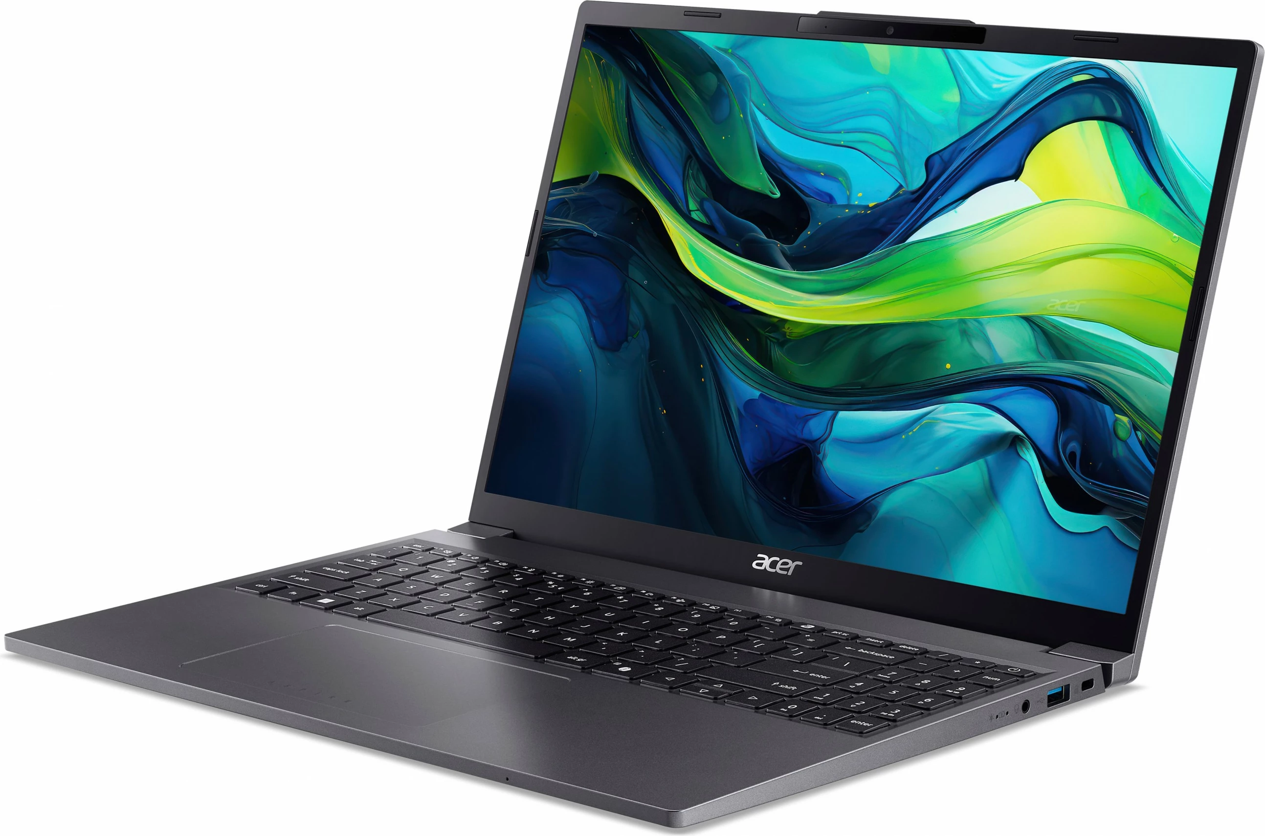 Prenosnik Acer Aspire Go 15 AG15-51P-72QD, Intel Core i7-1355U, 16GB, 512GB SSD, 15,3", temno siv