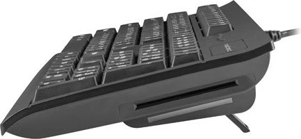 Tipkovnica z vgrajenim bralnikom Smart ID Card Natec Moray, z USB kablom, črna