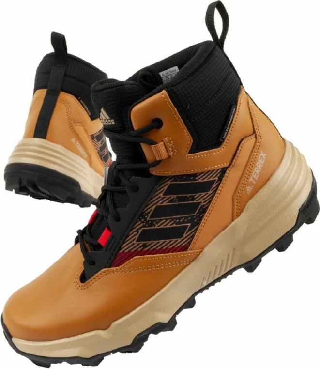 Trek čevlji adidas Terrex, moški, rjava