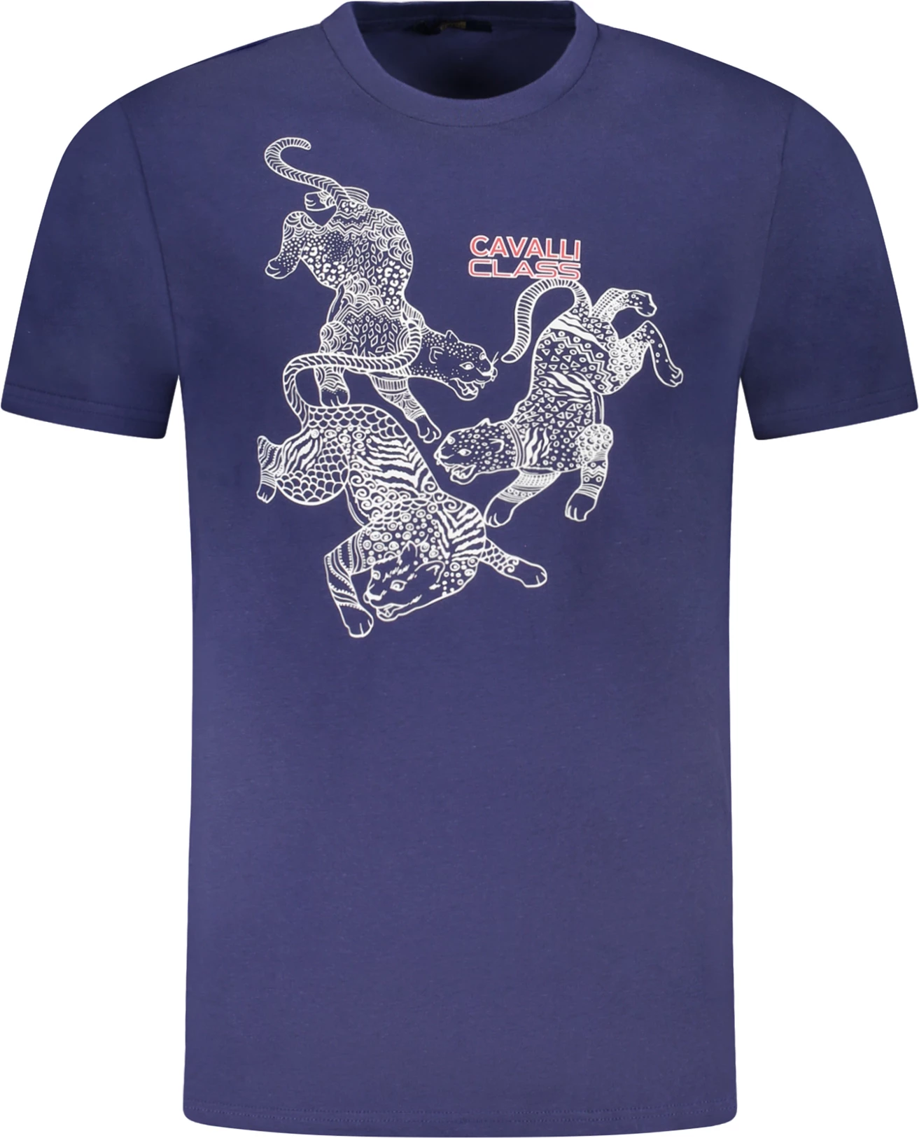 Majica za moške, modra, CAVALLI CLASS