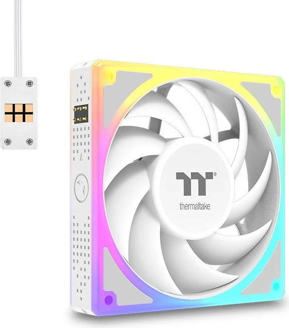 Ventilator za računalniško ohišje Thermaltake TOUGHFAN EX 120 ARGB Sync, komplet 3, bel