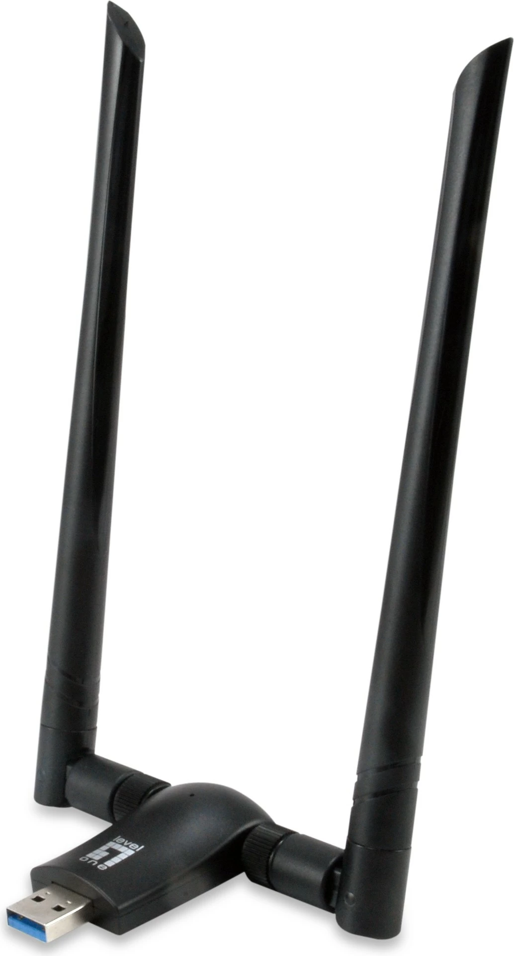 Adapter Wi‑Fi USB AC1200, 867 Mbit/s, črn LevelOne