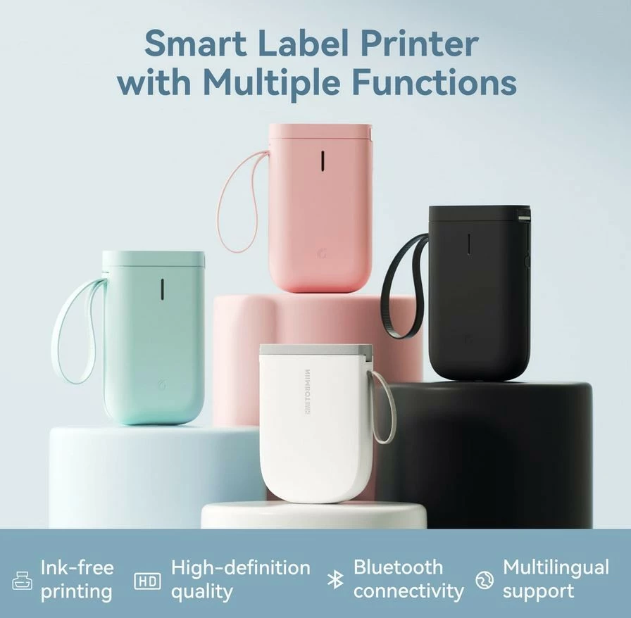 Termični tiskalnik etikete Niimbot D11H, črn