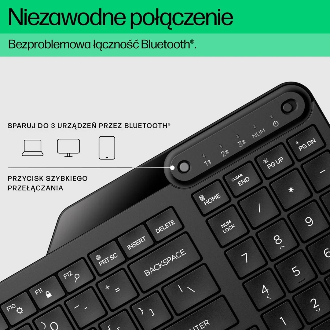 Bluetooth tipkovnica za več naprav HP 460