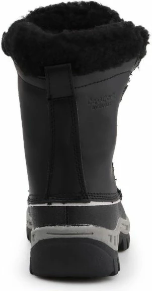 Topli otroški škornji BearPaw Jr 1871Y, črno-sivi