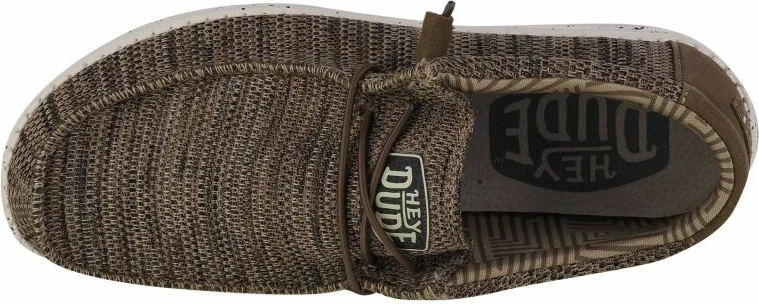 Rešilne, udobne čevlje Hey Dude Wally Sox, moški, rjava