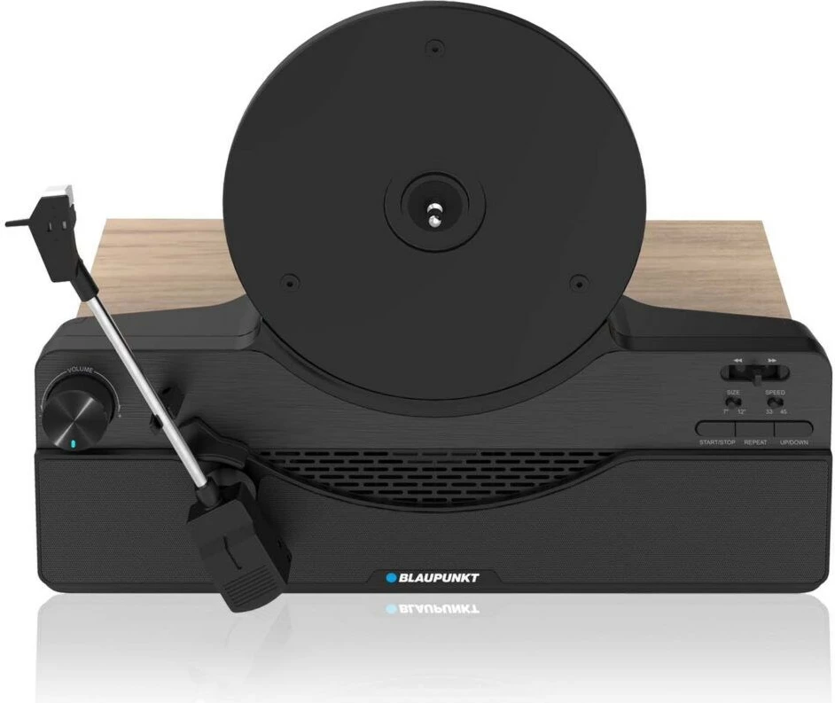 Gramofon, vertikalen, z vgrajenim zvočnikom, črn Blaupunkt VT100BK