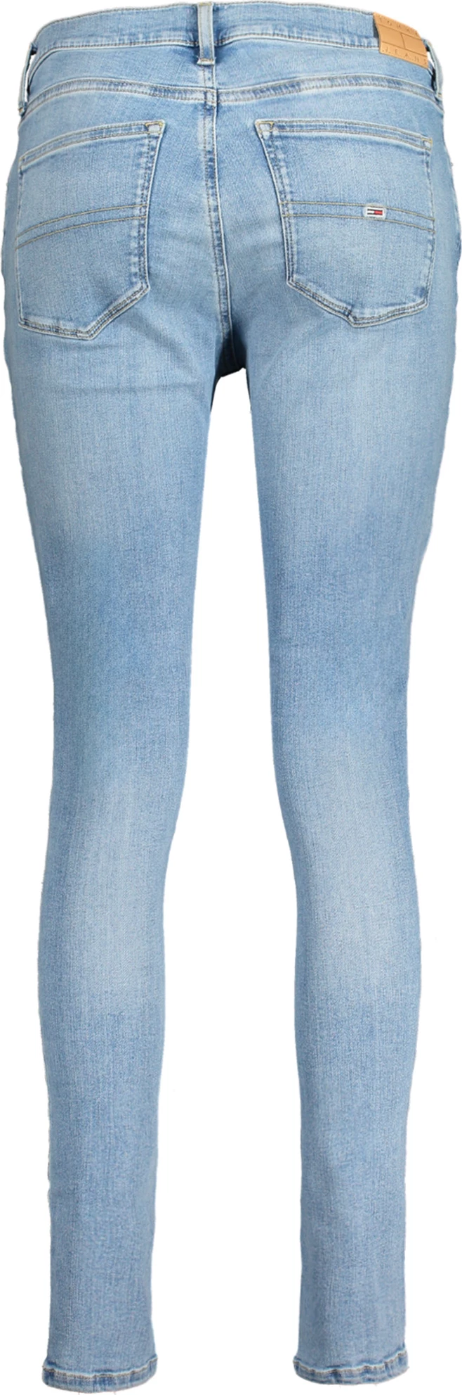 Džins hlače za ženske TOMMY HILFIGER NORA, svetlo modre