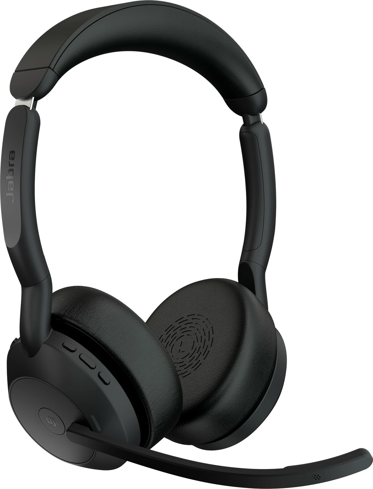 Profesionalne slušalke Jabra Evolve2 55, Link380c MS Stereo, žične in brezžične, črne