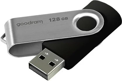 USB ključek 128 GB, USB Type-A 2.0, črno-srebrn GoodRam UTS2-1280K0R11