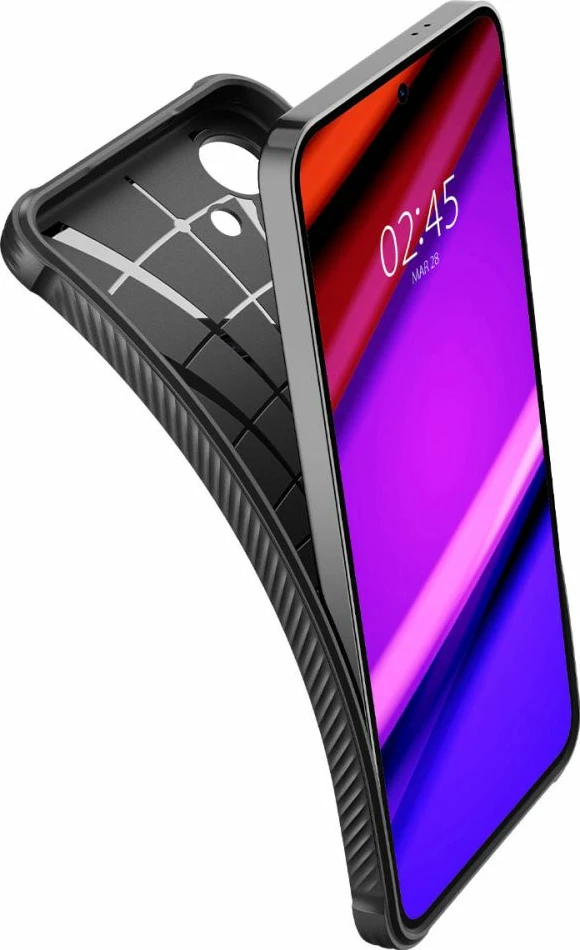 Ovitek Spigen Rugged Armor za Samsung Galaxy S24, mat črn