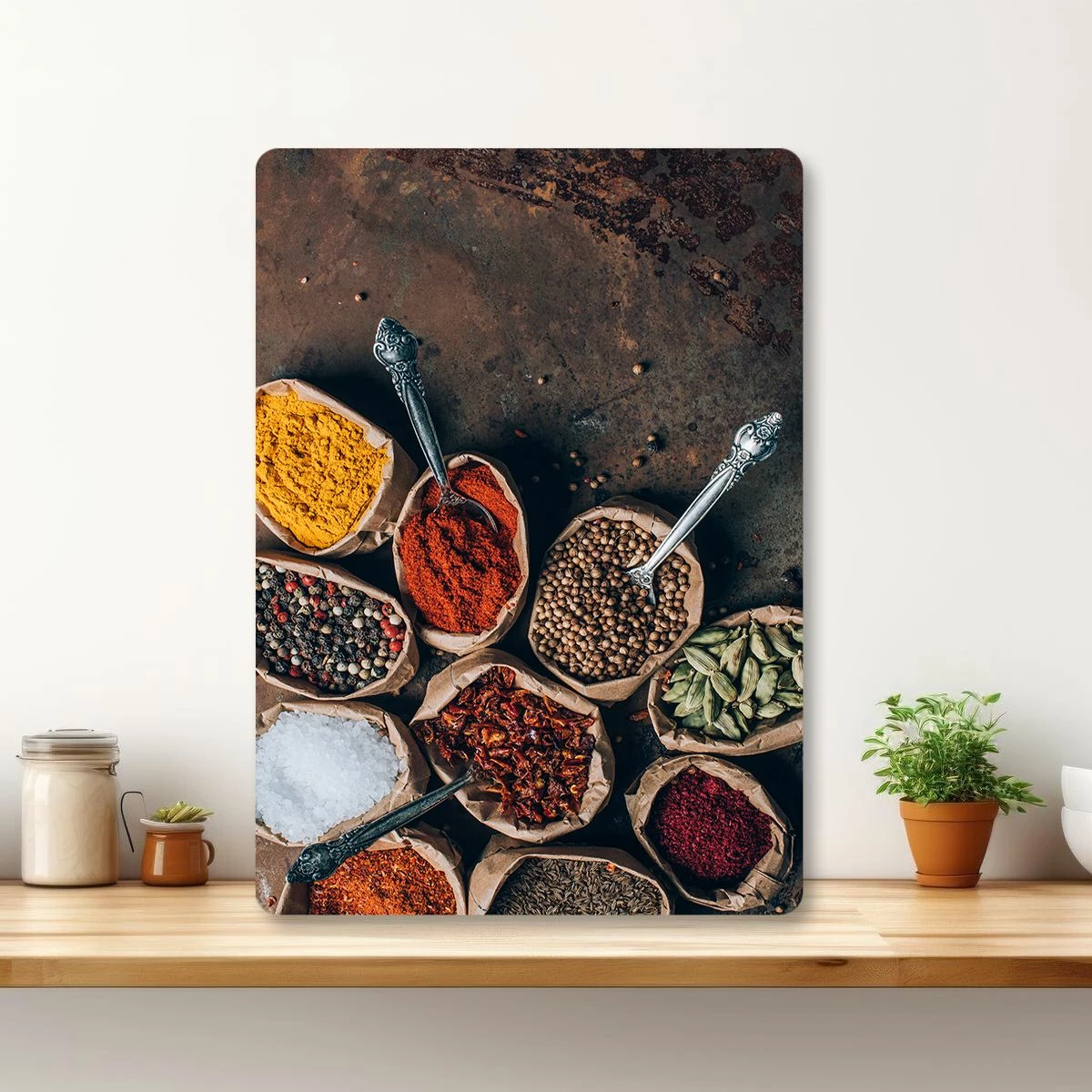 Rezalna deska iz kaljenega stekla, večbarvna, Hermia Ckt108 - 2535, 25x35cm