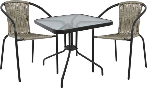 Komplet jedilne mize 3 kosi z 2 stoli in mizo FH5182.01