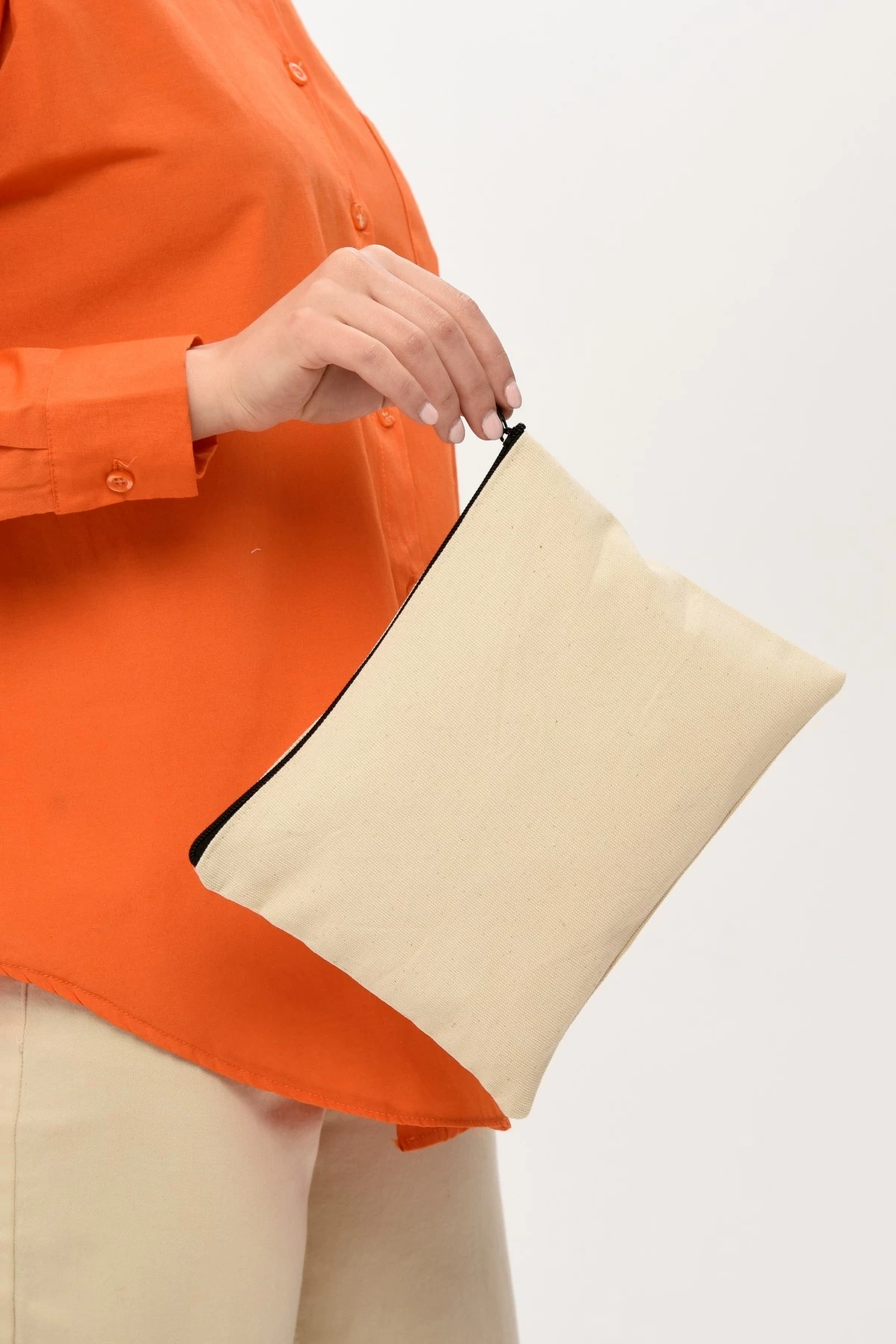 Kozmetična torbica Pauldavis, krem, 25x18cm