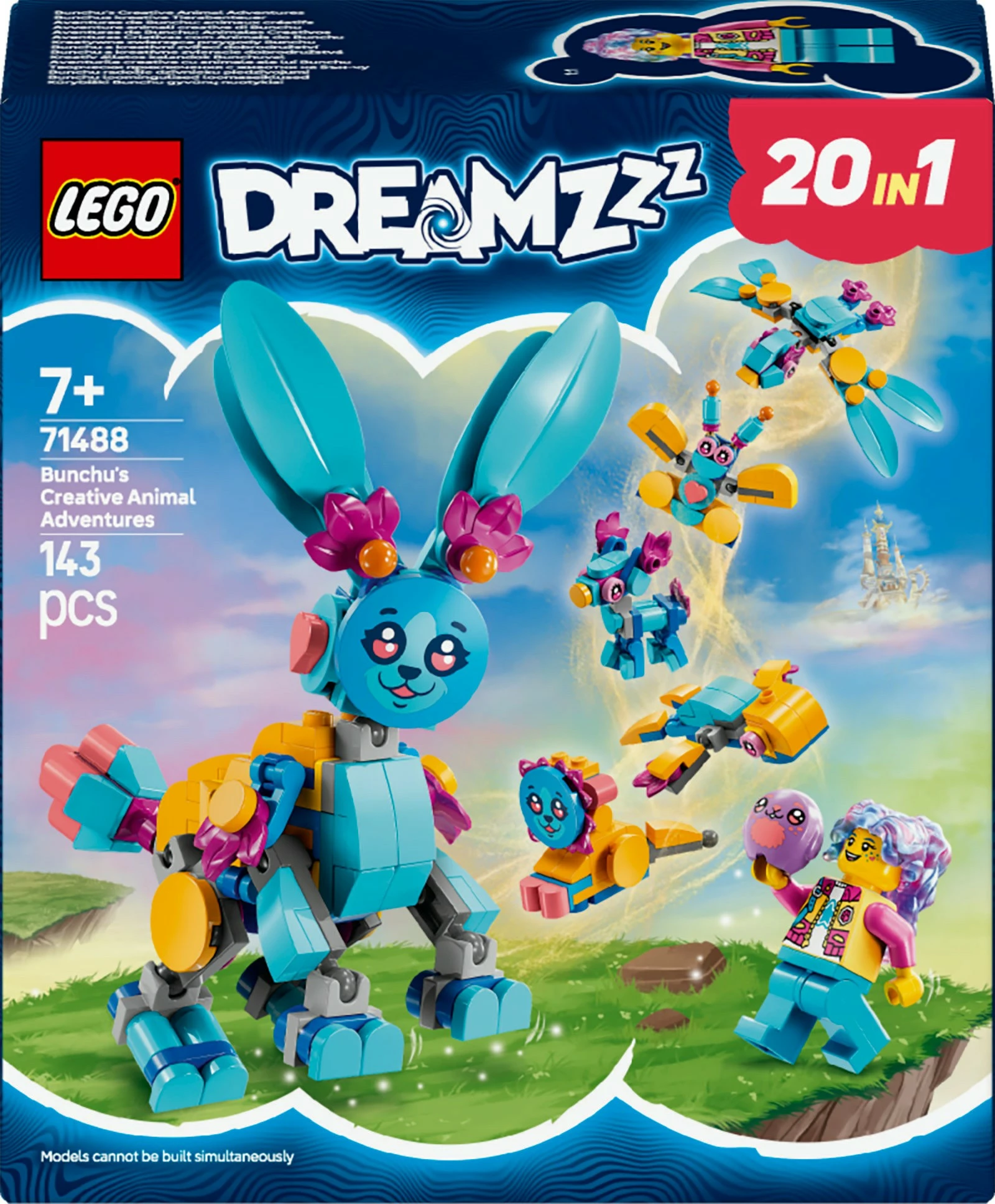 Set za sestavljanje LEGO DREAMZzz 71488, 143 kosa, večbarven