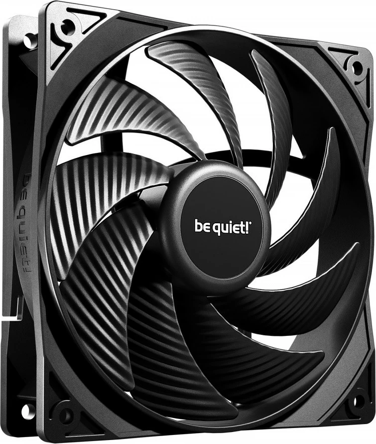 Ventilator za računalniško ohišje Be quiet! Pure Wings 3, 120 mm, PWM, črn