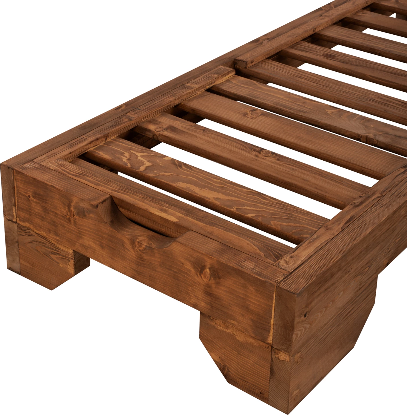 Profesionalno ležišče iz lesa Macadonia FH5646.01 oreh 204X77,5X29cm