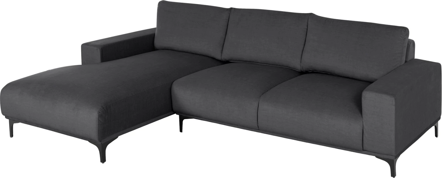 Kotna sedežna garnitura (levi) NOA FH3278.02L antracitna tkanina 288x90-157x67-80H cm