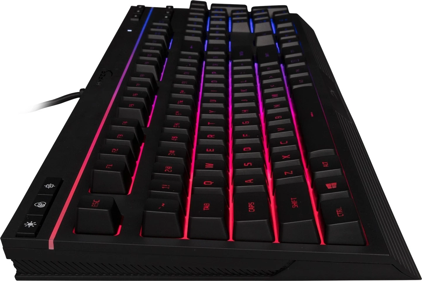 Tipkovnica Alloy Core RGB HyperX, QWERTY (US) angleška, črna