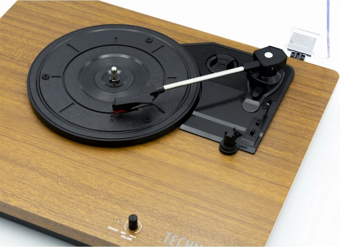 Gramofon z Bluetoothom Technaxx TX-188, 2 stereo zvočnika, les