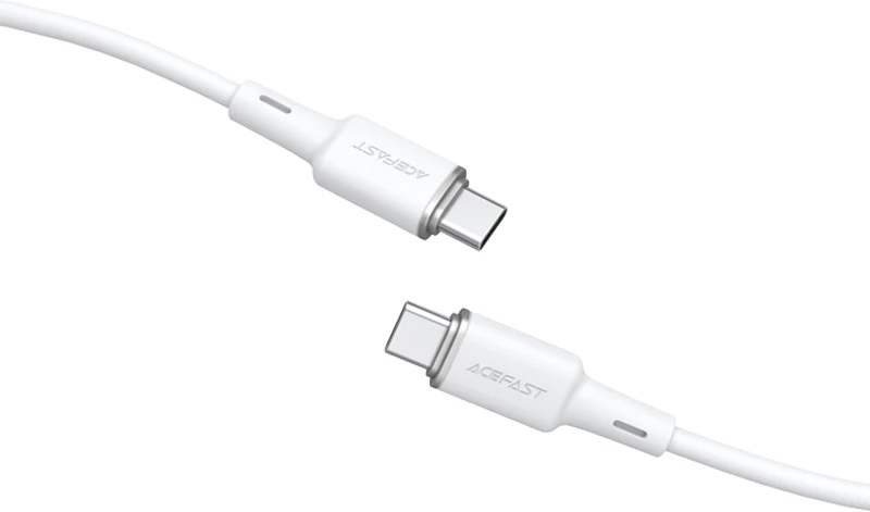 Kabel USB-C na USB-C, 1,2 m, 60 W, bel — Acefast C2-03-C-C