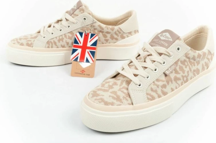 Čevlji za ženske Lee Cooper, krem