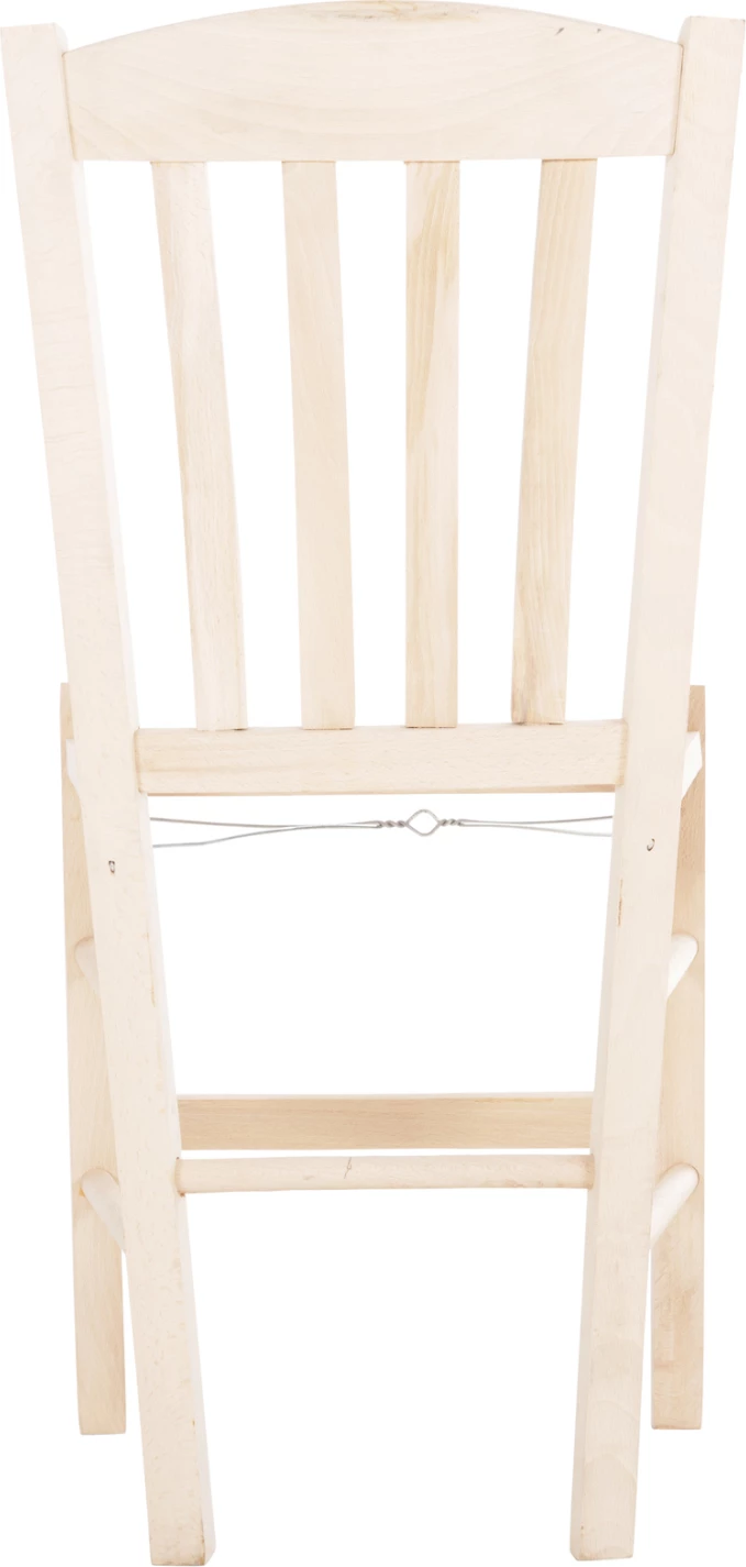 Stol MONTE FH5588.02 iz bukovega lesa impregniran-nepobarvan 40x41x87Hcm. Samo okvir