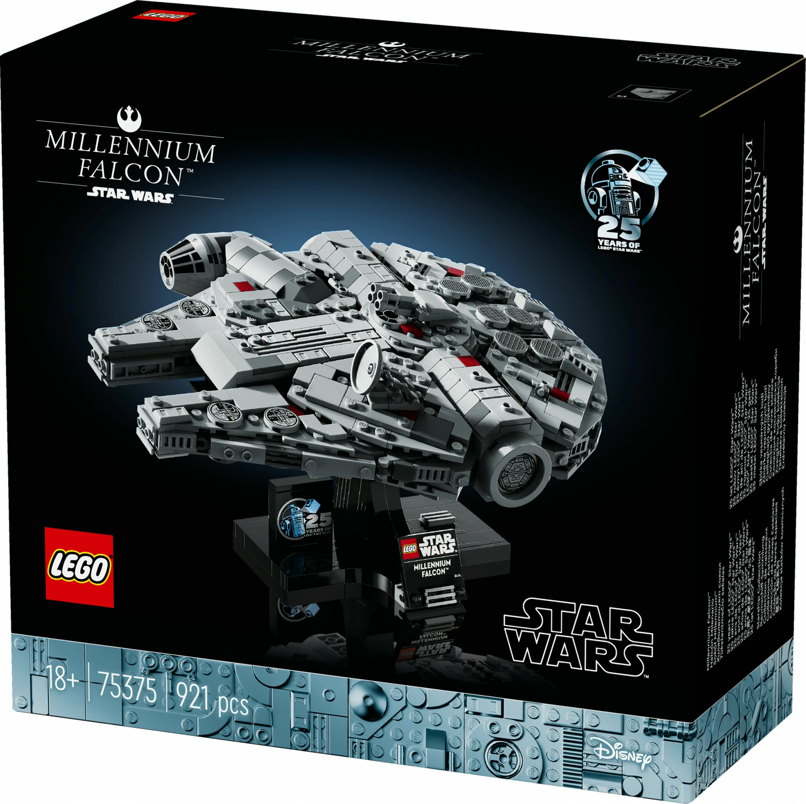 Model zbirateljski Millennium Falcon, LEGO, 18+, 921 kosov, večbarven