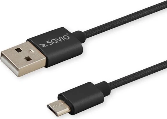 USB kabel Savio CL-129, 2 m, črn