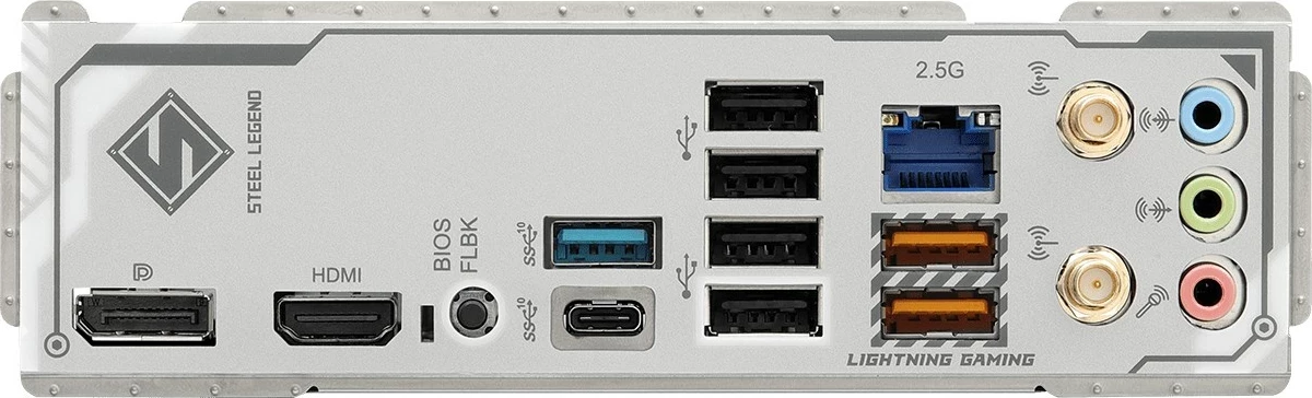 Matična plošča Asrock B850M Steel Legend WiFi, Socket AM5, micro ATX, bela