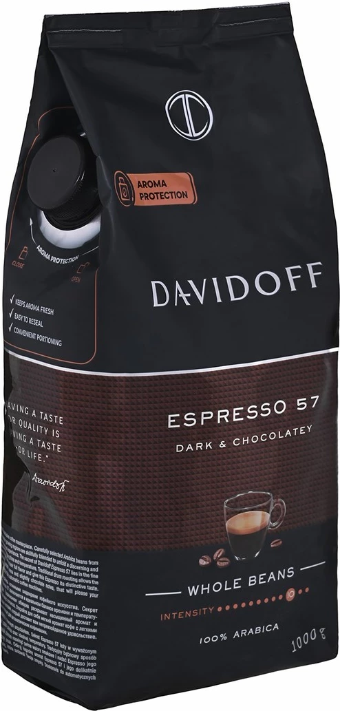 Kava v zrnju Davidoff Espresso 57, 1000 g