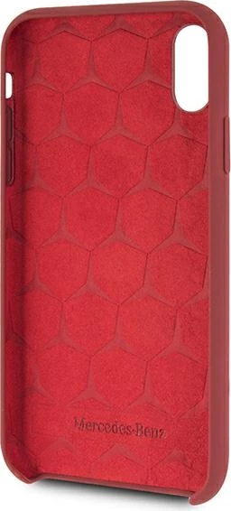 Silikonski ovitek za iPhone XR, Mercedes MEHCI61SILRE, rdeč