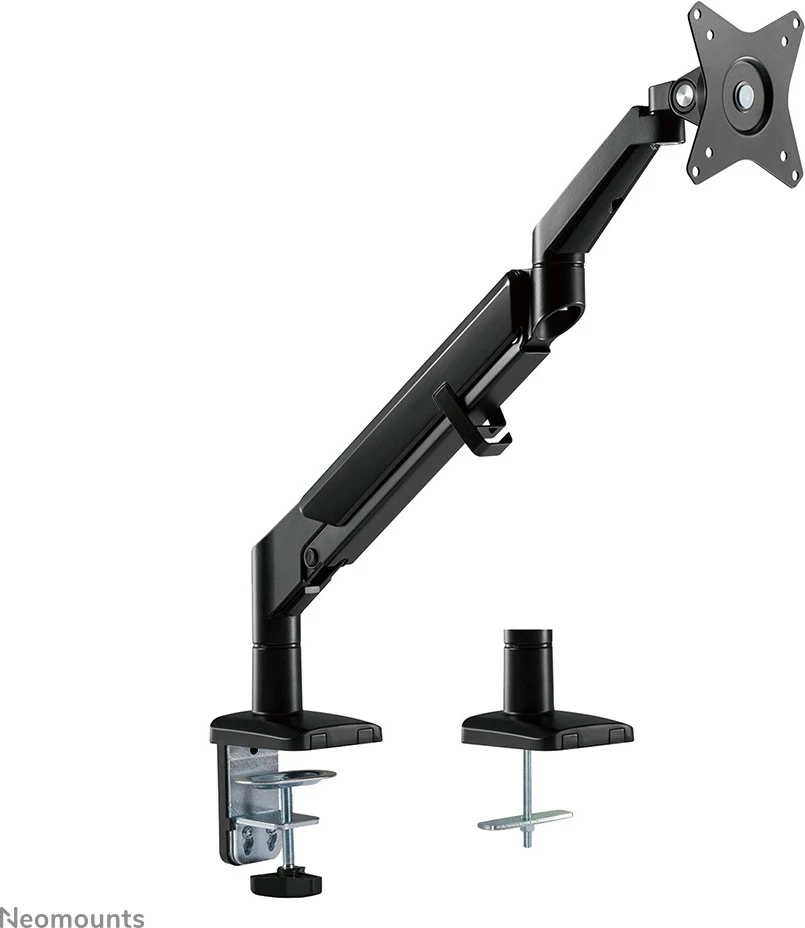 Nosilec za monitor Neomounts, s sponko/čepom, 9 kg, 43,2 cm (17"), 81,3 cm (32"), 100 x 100 mm, črn