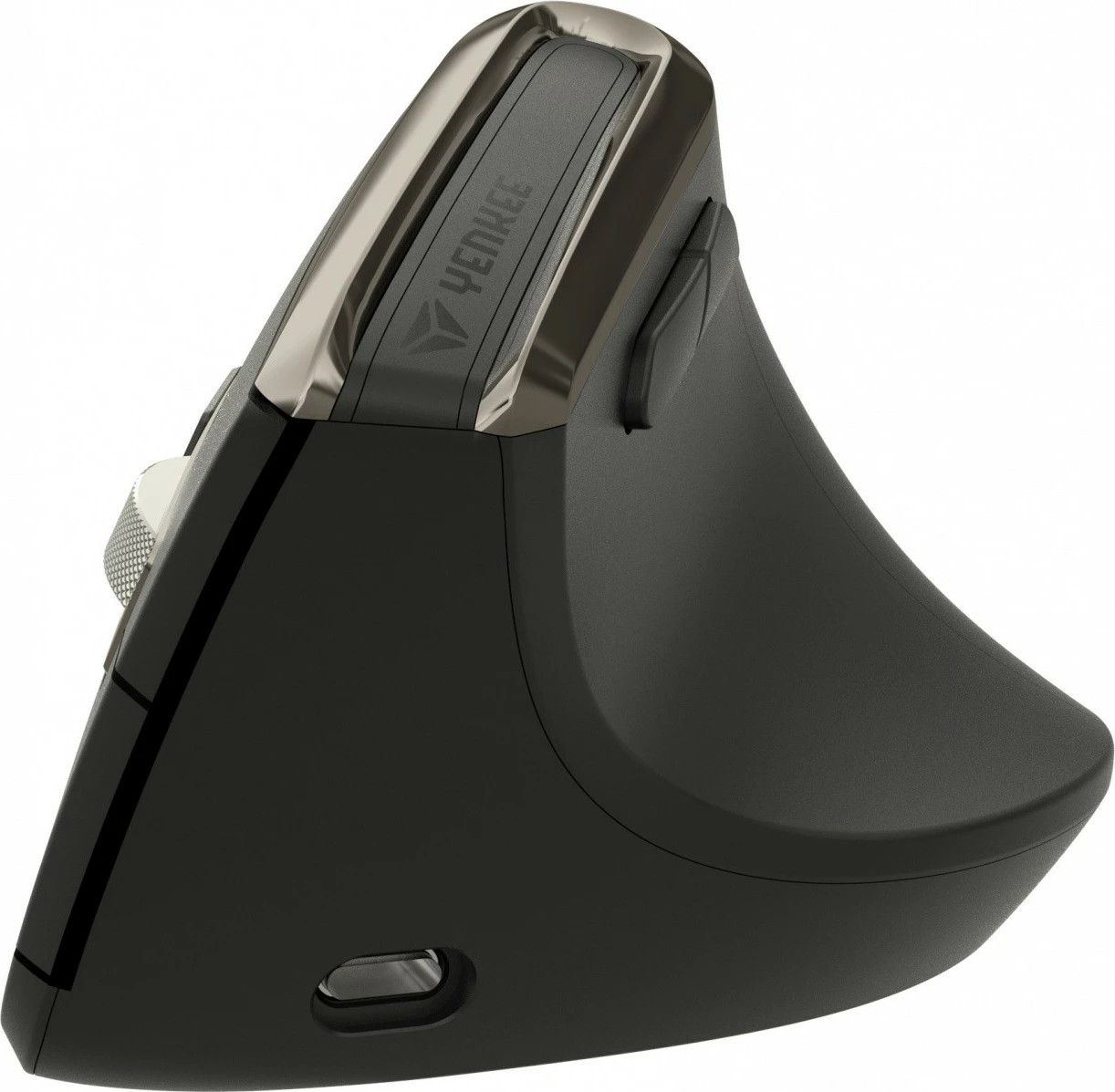 Vertikalna brezžična miška YENKEE ERGO PRO YMS 5040, Bluetooth/2.4GHz, črna