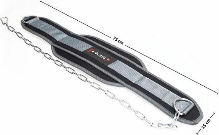 Trening pas za dvigovanje HMS PST04, moški, črn