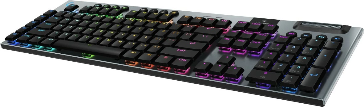 Mehanska tipkovnica Logitech G915 X LIGHTSPEED, RGB, QWERTZ, brezžična in z žico, črna