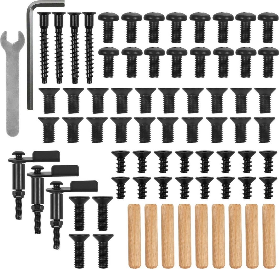 Delilec mize z organizatorjem Ergo Office ER-300B, jeklo, črn