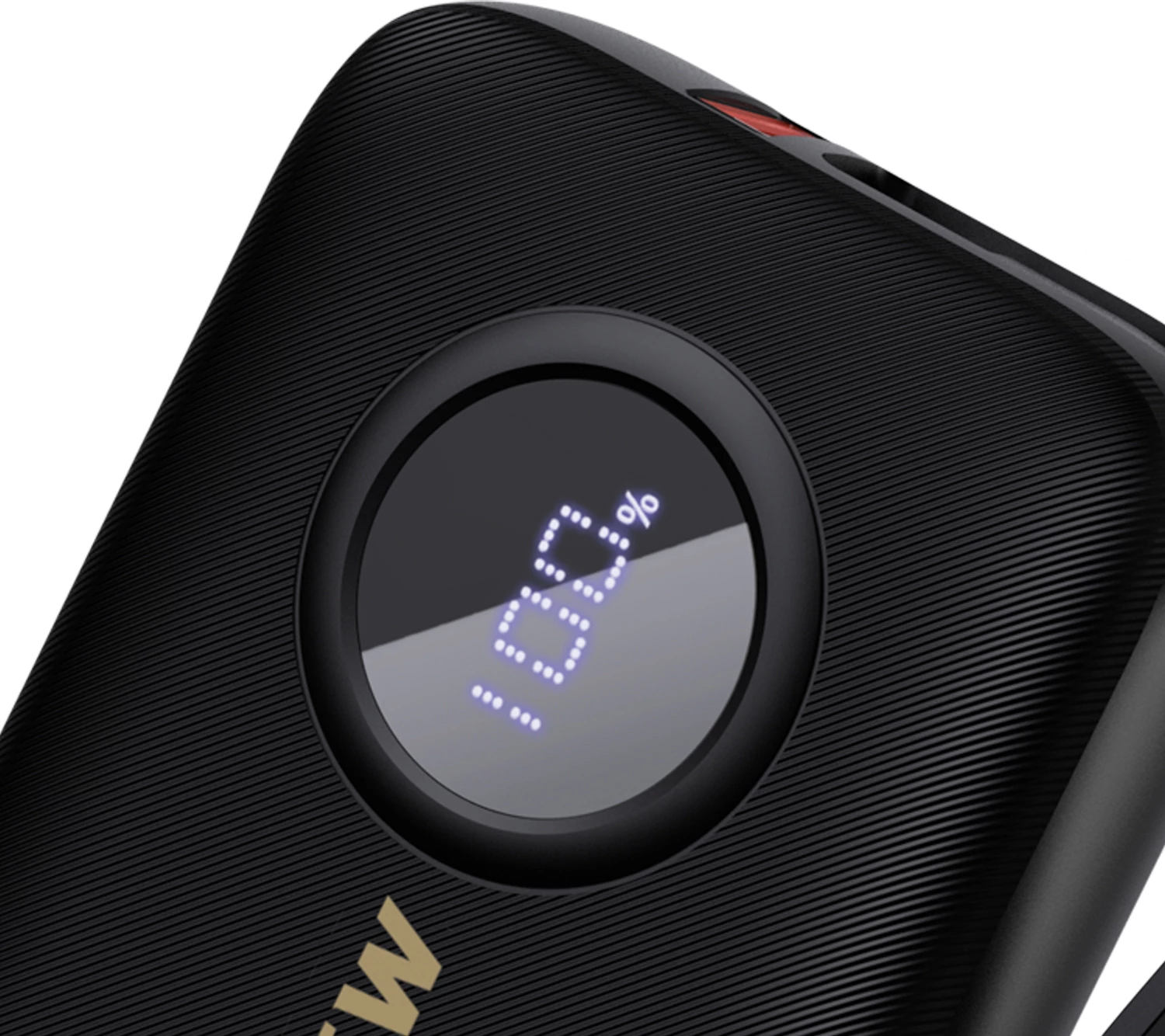 Zunanji akumulator 10.000 mAh Dudao K14, z zaslonom, USB-C/Lightning, črn